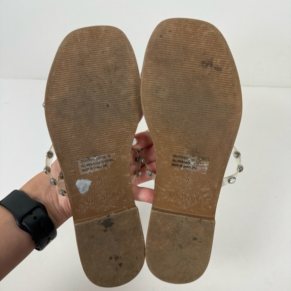 Steve Madden Studded Slip On Travel Sandals - Picture 3 of 4